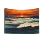 Sunrise Blue Lake Tapestry-2