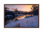 River Sundown Canvas Art Print-6
